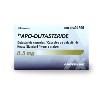 DUTASTERIDE 0.5MG x 30 – APOTEX | CANADA PHARMACEUTICAL GRADE