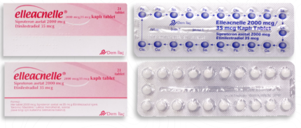 Elleacnelle Siproteron asetat 2000mcg / Etinilestradiol 35mcg