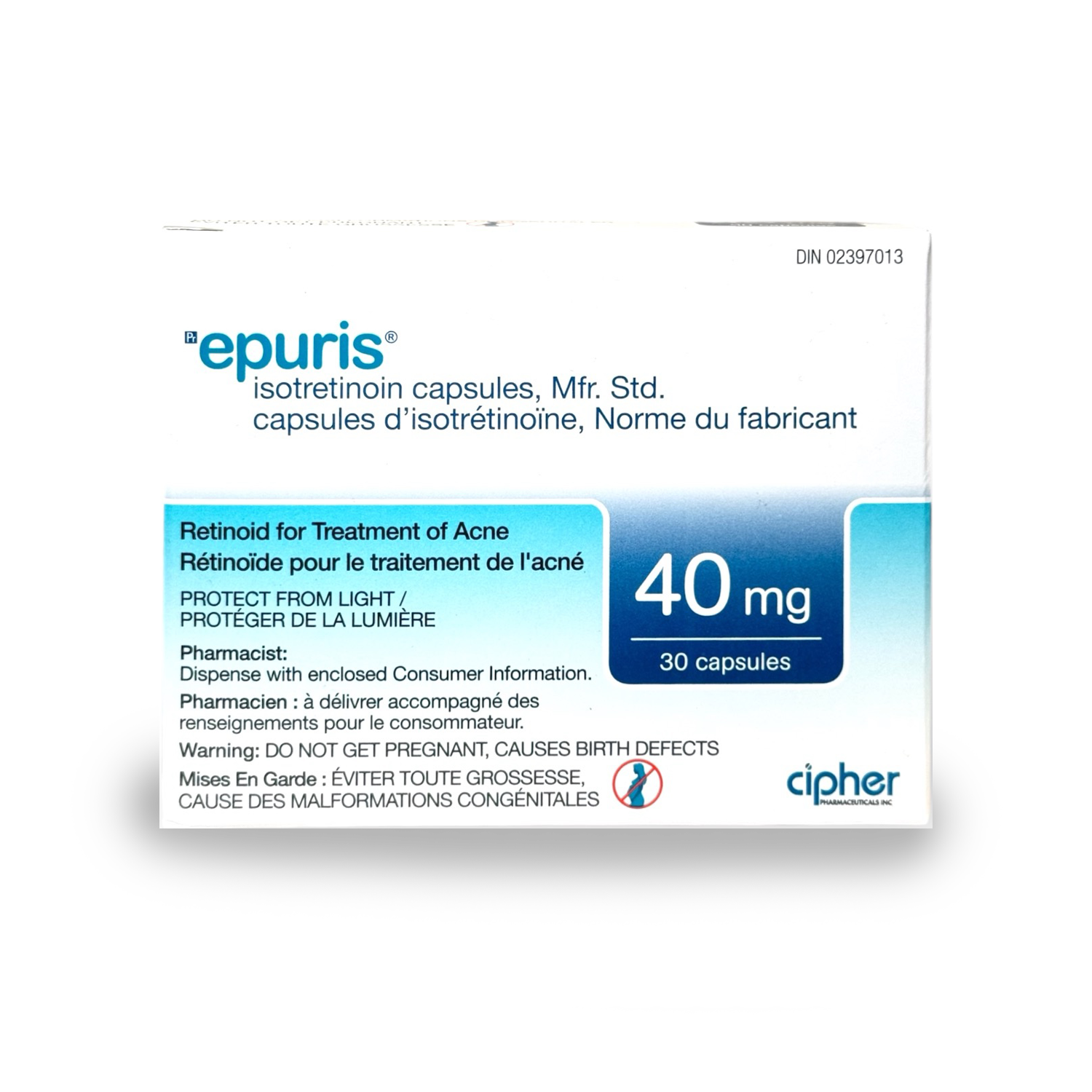 Epuris acne treatment 40mg x 30 Epuris acne treatment 40mg x 30
