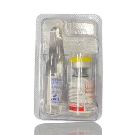 HMG (Menotropin) Gufic Bioscience Ltd - Puregraf 150 IU HP kit with water [yellow top]