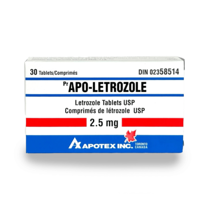 Letrozole 2.5mg x 30 - APO (anti estrogen)