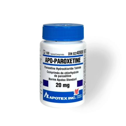 Paroxetine Paxil 20mg X 100 - APO (antidepressant) used also for treatment of premature ejaculation