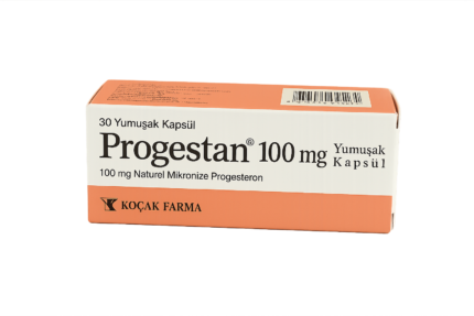 Progestan [Progesterone] 100mg or 200mg x 30 Tablets - Turkey Pharmaceutical