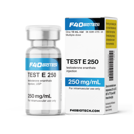 TEST E 250 - MCT - F-40 Biotech Injectables Germany (Qualitative and quantitative analysis second image)