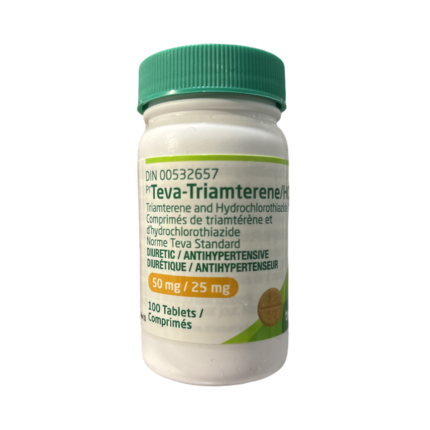 triamterene Dyazide 50mg/25mg x 100 - Teva [Diuretic & Blood Pressure]