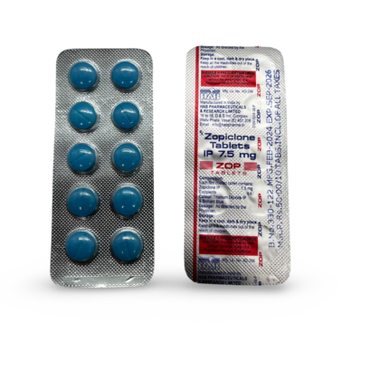 ZOPICLONE 7.5MG [50 TABS - 5 BLISTER STRIPS] [SLEEP] HAB Pharmaceutical India